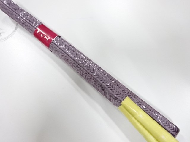 JAPANESE KIMONO / UNUSED HAND-TIED OBIJIME